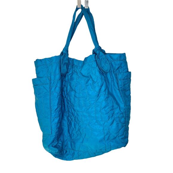 Marc by Marc Jacob’s tote quilted tote shoulder bag blue - Picture 2 of 9